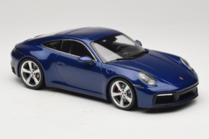 Porsche 911 992 Carrera 4S Blue Metallic Minichamps 1:18 153067327 Metal - imagen 4 de 6