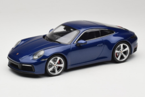 Porsche 911 992 Carrera 4S Blue Metallic Minichamps 1:18 153067327 Metal