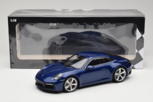 Porsche 911 992 Carrera 4S Blue Metallic Minichamps 1:18 153067327 Metal - imagen 6 de 6