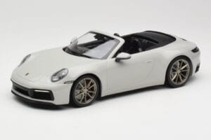 Porsche 911 992 Carrera 4S Descapotable Gris Minichamps 1:18 155067335 Metal