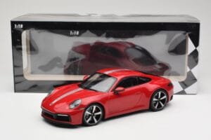 Porsche 911 992 Carrera 4S Carmine Red Minichamps 1:18 155067326 Metal - imagen 6 de 6