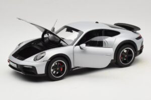 Porsche 911 992 Dakar Ice Grey Metallic Norev 1:18 187242 Metal - imagen 2 de 8