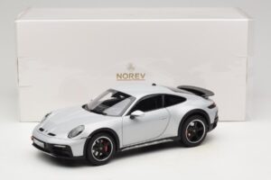 Porsche 911 992 Dakar Ice Grey Metallic Norev 1:18 187242 Metal - imagen 8 de 8