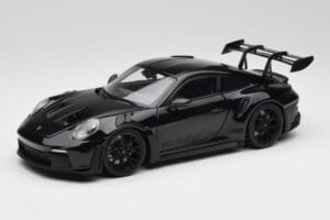 Porsche 911 992 GT3 RS Negro & Llantas Negras Concept Minichamps 1:18 911992003 Metal