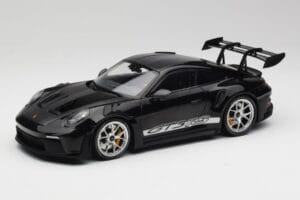 Porsche 911 992 GT3 RS Negro Con Llantas Plata Minichamps 1:18 155062231 Metal