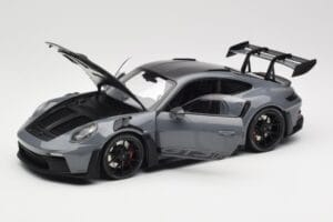 Porsche 911 992 GT3 RS Crayon Weissach Package & Black Wheels Minichamps 1:18 110062024 Metal - imagen 2 de 8