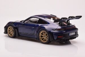 Porsche 911 992 GT3 RS Gentian Azul Metálico Norev 1:18 187363 Metal - imagen 7 de 8