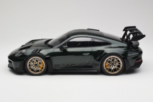 Porsche 911 992 GT3 RS Jet Green Metallic Black Norev 1:12 127532 Metal - imagen 3 de 6