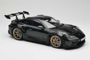 Porsche 911 992 GT3 RS Jet Green Metallic Black Norev 1:12 127532 Metal - imagen 4 de 6