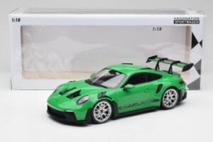 Porsche 911 992 GT3 RS Python Verde & Llantas Plata & Decor Negro Minichamps 1:18 153062235 Metal - imagen 6 de 6