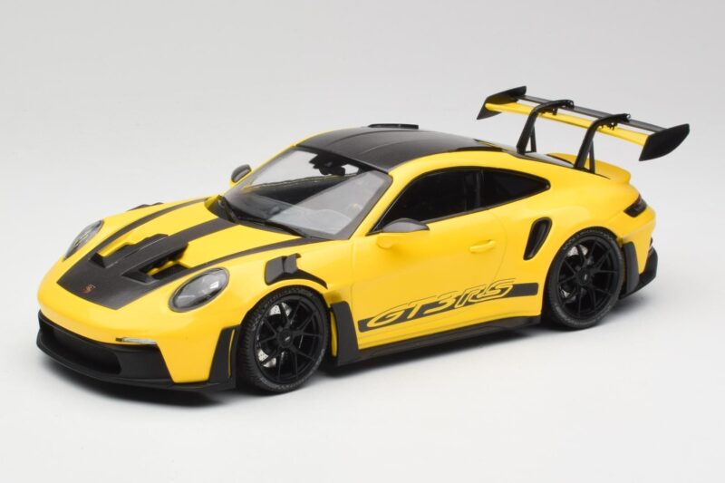 Porsche 911 992 GT3 RS Racing Amarillo & Llantas Negras Minichamps 1:18 153062245 Metal