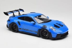Porsche 911 992 GT3 RS Shark Azul & Llantas Negras Minichamps 1:18 153062233 Metal - imagen 4 de 6