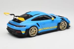 Porsche 911 992 GT3 RS Shark Azul & Amarillo Decor Concept Minichamps 1:18 911992001 Metal - imagen 3 de 8