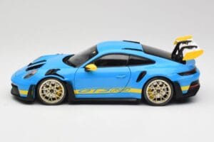 Porsche 911 992 GT3 RS Shark Azul & Amarillo Decor Concept Minichamps 1:18 911992001 Metal - imagen 4 de 8