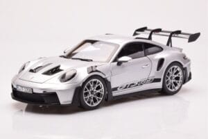 Porsche 911 992 GT3 RS Plata Metálico Norev 1:18 187357 Metal