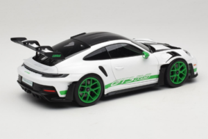 Porsche 911 992 GT3 RS Tribute to Carrera RS White Python Green Norev 1:18 187372 Metal - imagen 3 de 8