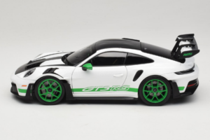 Porsche 911 992 GT3 RS Tribute to Carrera RS White Python Green Norev 1:18 187372 Metal - imagen 4 de 8