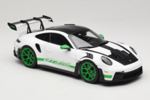 Porsche 911 992 GT3 RS Tribute to Carrera RS White Python Green Norev 1:18 187372 Metal - imagen 6 de 8