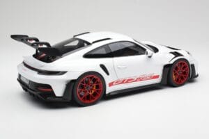 Porsche 911 992 GT3 RS Blanco & Pyro Rojo Norev 1:12 127530 Metal - imagen 2 de 6
