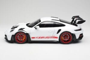 Porsche 911 992 GT3 RS Blanco & Pyro Rojo Norev 1:12 127530 Metal - imagen 3 de 6