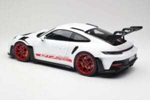Porsche 911 992 GT3 RS Blanco & Pyro Rojo Norev 1:12 127530 Metal - imagen 5 de 6