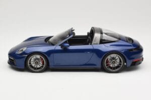 Porsche 911 992 Targa 4 GTS Blue Metallic Minichamps 1:18 155061060 Metal - imagen 3 de 6