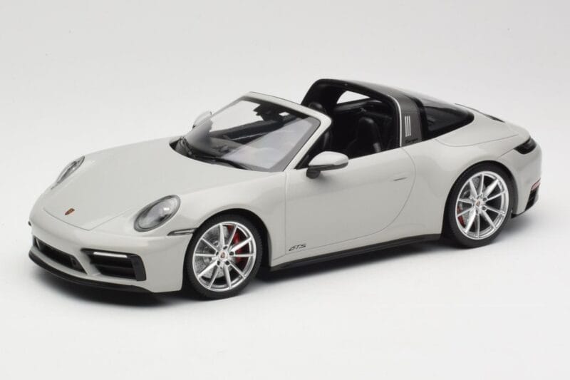 Porsche 911 992 Targa 4 GTS Gris Minichamps 1:18 155061064 Metal