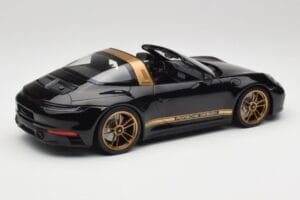 Porsche 911 992 Targa Porsche Design Negro & Oro Concept Minichamps 1:18 PORSCHE001 Metal - imagen 2 de 6