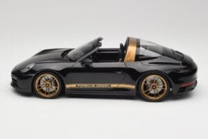 Porsche 911 992 Targa Porsche Design Negro & Oro Concept Minichamps 1:18 PORSCHE001 Metal - imagen 3 de 6