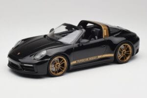 Porsche 911 992 Targa Porsche Design Negro & Oro Concept Minichamps 1:18 PORSCHE001 Metal
