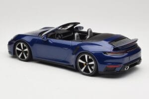 Porsche 911 992 Turbo S Descapotable Blue Metallic Minichamps 1:18 155069081 Metal - imagen 5 de 6