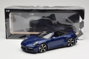 Porsche 911 992 Turbo S Descapotable Blue Metallic Minichamps 1:18 155069081 Metal - imagen 6 de 6