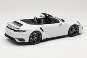 Porsche 911 992 Turbo S Descapotable White Metallic Minichamps 1:18 155069080 Metal - imagen 2 de 6