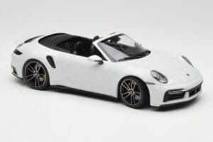 Porsche 911 992 Turbo S Descapotable White Metallic Minichamps 1:18 155069080 Metal - imagen 4 de 6
