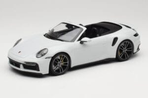 Porsche 911 992 Turbo S Descapotable White Metallic Minichamps 1:18 155069080 Metal