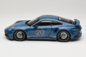 Porsche 911 992 Turbo S Coupe Sport Design Azul Minichamps 1:18 113069073 Metal - imagen 4 de 8