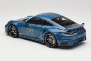 Porsche 911 992 Turbo S Coupe Sport Design Azul Minichamps 1:18 113069073 Metal - imagen 7 de 8