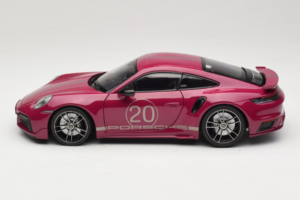 Porsche 911 992 Turbo S Coupe Sport Design Rojo Minichamps 1:18 113069075 Metal - imagen 4 de 8