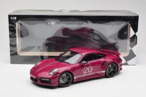 Porsche 911 992 Turbo S con Sport Design Package Rojo Minichamps 1:18 155069172 Metal - imagen 6 de 6