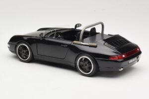 Porsche 911 993 Carrera Descapotable Negro Bburago 1:18 3090-M1 Metal - imagen 7 de 8