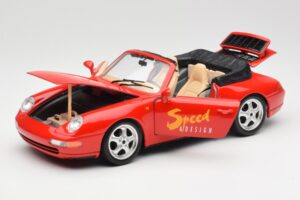 Porsche 911 993 Carrera Descapotable Rojo Bburago 1:18 3090 Metal - imagen 2 de 8