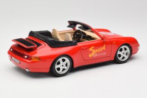 Porsche 911 993 Carrera Descapotable Rojo Bburago 1:18 3090 Metal - imagen 3 de 8