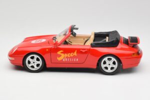 Porsche 911 993 Carrera Descapotable Rojo Bburago 1:18 3090 Metal - imagen 4 de 8