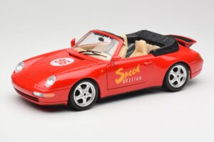 Porsche 911 993 Carrera Descapotable Rojo Bburago 1:18 3090 Metal