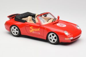 Porsche 911 993 Carrera Descapotable Rojo Bburago 1:18 3090 Metal - imagen 6 de 8