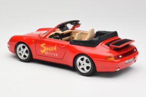 Porsche 911 993 Carrera Descapotable Rojo Bburago 1:18 3090 Metal - imagen 7 de 8