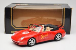 Porsche 911 993 Carrera Descapotable Rojo Bburago 1:18 3090 Metal - imagen 8 de 8