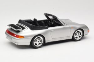 Porsche 911 993 Carrera Cabriolet Plata Bburago 1:18 18-12039 Metal - imagen 3 de 8