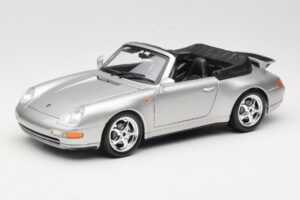 Porsche 911 993 Carrera Cabriolet Plata Bburago 1:18 18-12039 Metal