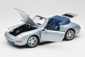 Porsche 911 993 Carrera Descapotable Plata Maisto 1:18 100299-M1 Metal - imagen 2 de 8